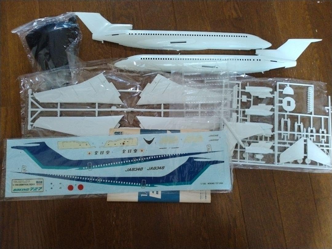 ANA Boeing 727 1/100 プラモデルキット Amazon | 童友社 1/100 ボーイング 727 全日空仕様 DOYUSHA